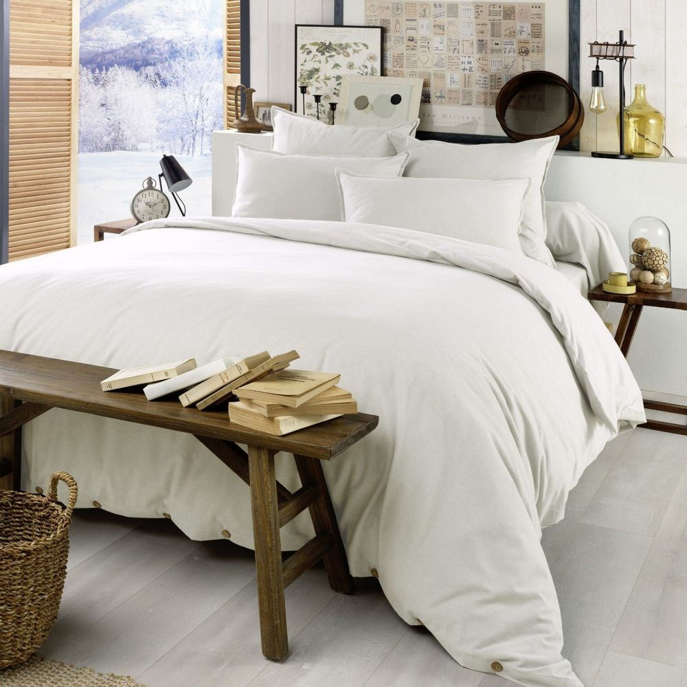 Housse De Rêve Neige Housse De Couette Blanc 240 X 260 Cm