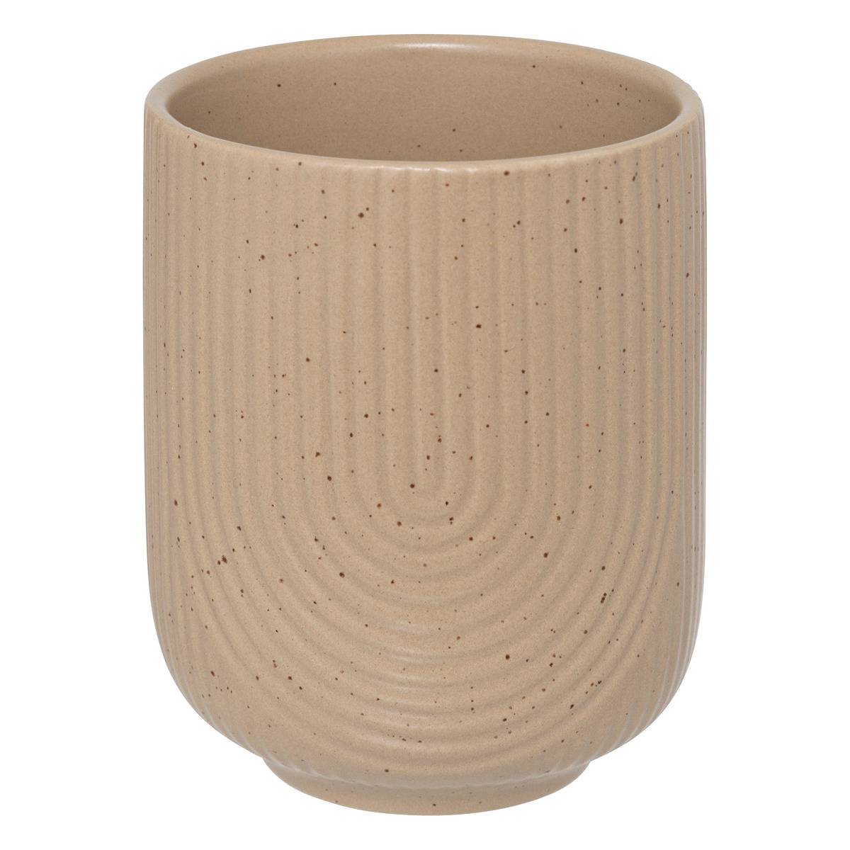 Tasse "lya" En Céramique Taupe 19cl - Sg Secret De Gourmet