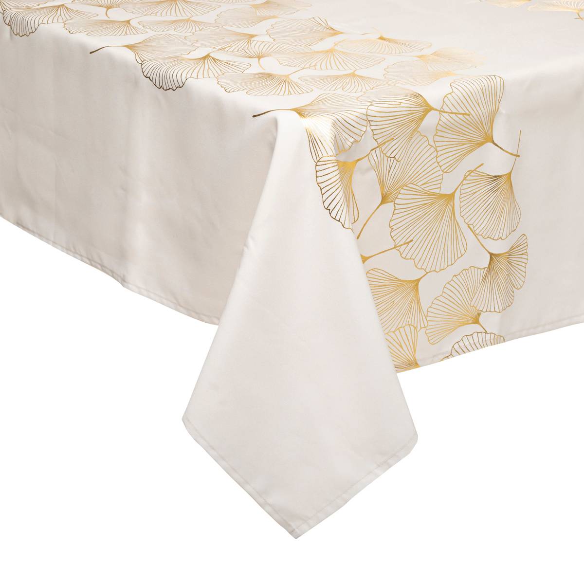 Nappe De Noël "nouvelle Orléans" Motif Ginko 140x360cm - Feeric Lights & Christmas