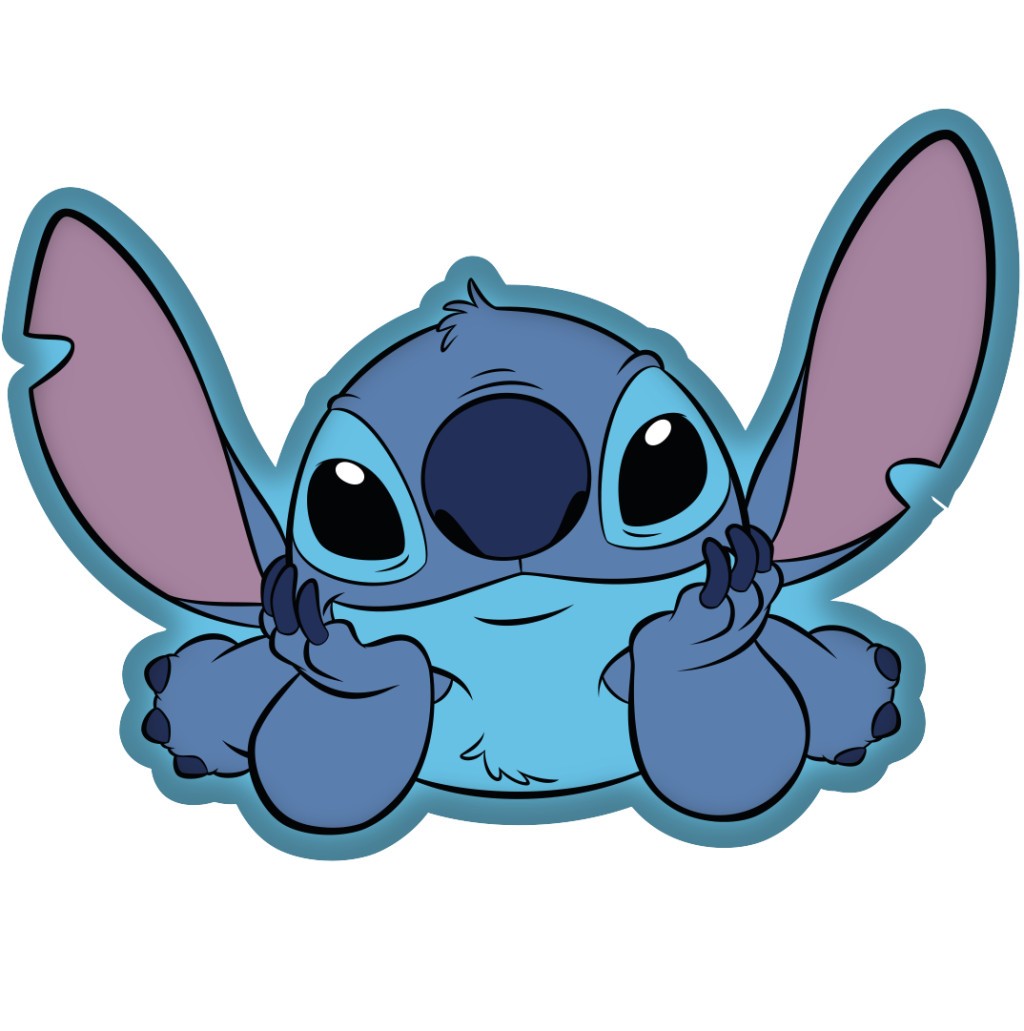 Coussin Décoratif Disney Lilo Et Stitch Sur Le Ventre 35 Cm