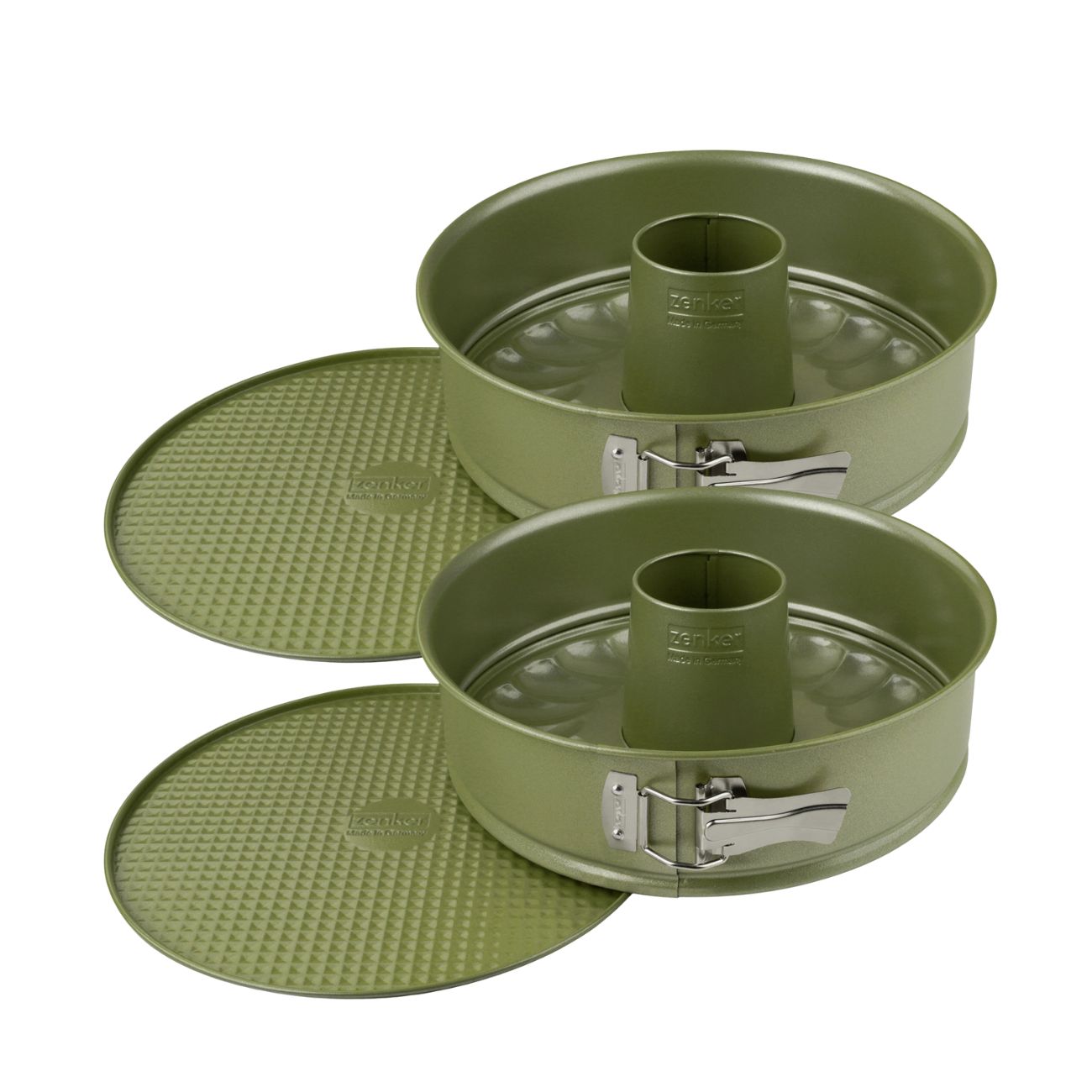 Lot De 2 Moules À Manqué 26/26 Cm En Acier Green Vision