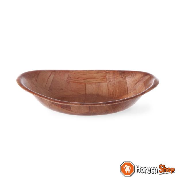 Bol De Cuisine Ovale En Bois 295 X 140 Mm - Hendi 425503