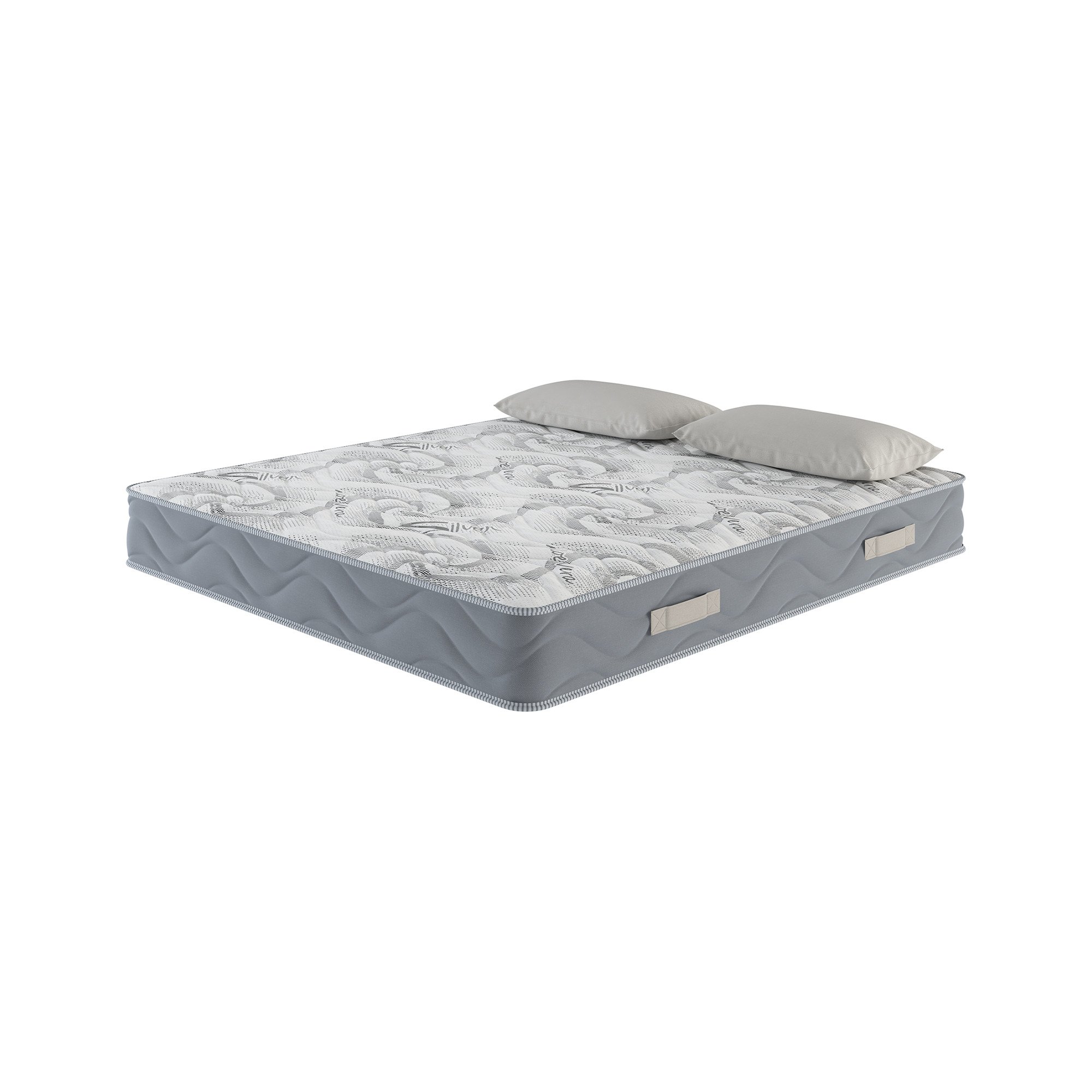 Matelas Double,blanc,200x160h25 Cm