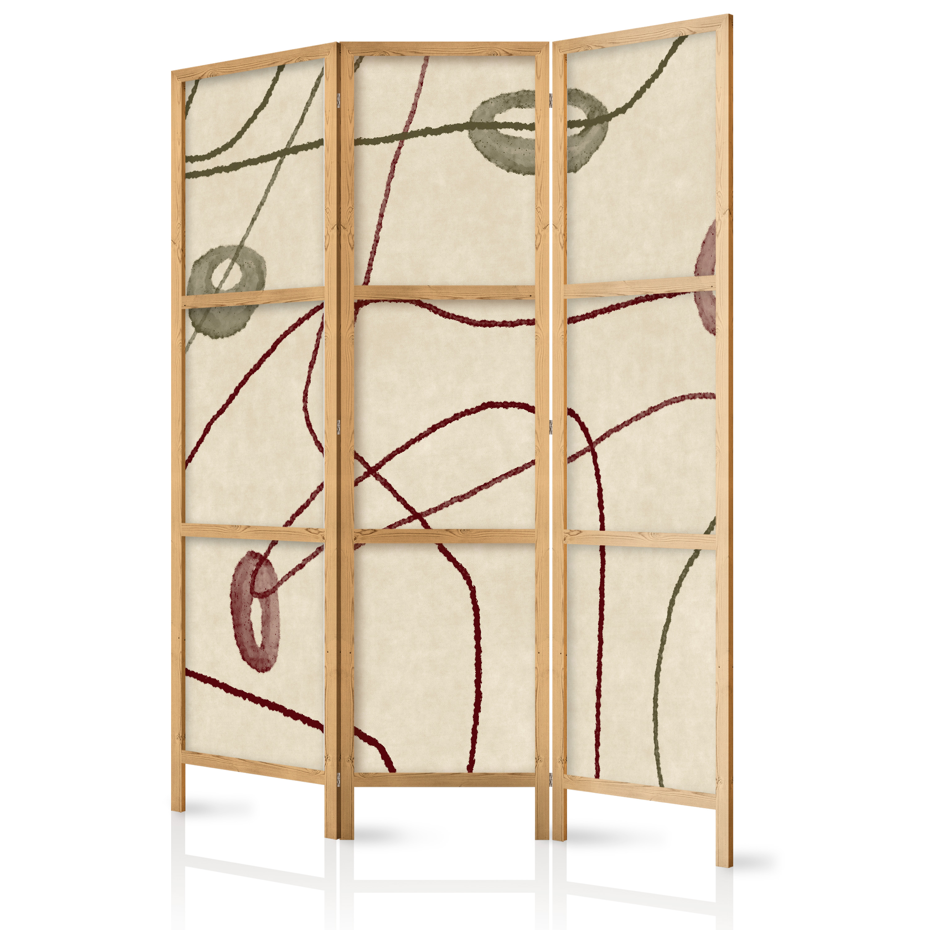 Paravent Japonais -abstraction Minimalisteusé 135x172