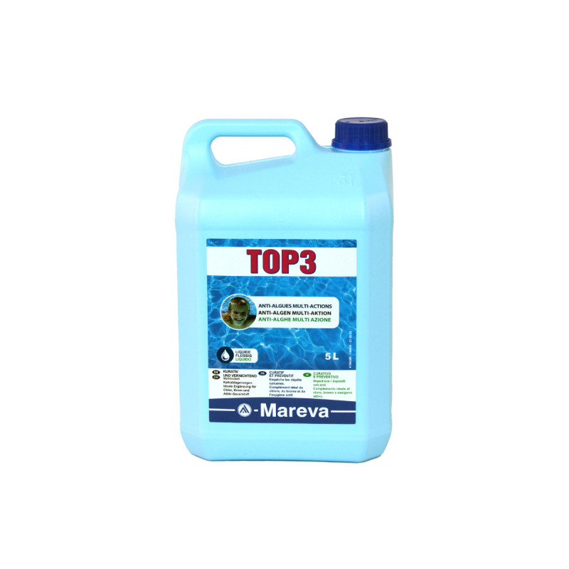Top 3 Anti-algues Multi-actions Mareva - 5 L - 150039u