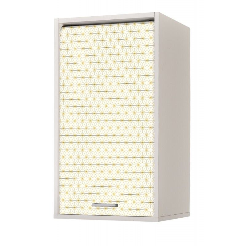 Meuble Haut Cuisine Beaux Meubles Pas Chers Ciel Étoilé Jaune 520 Blanc Bois