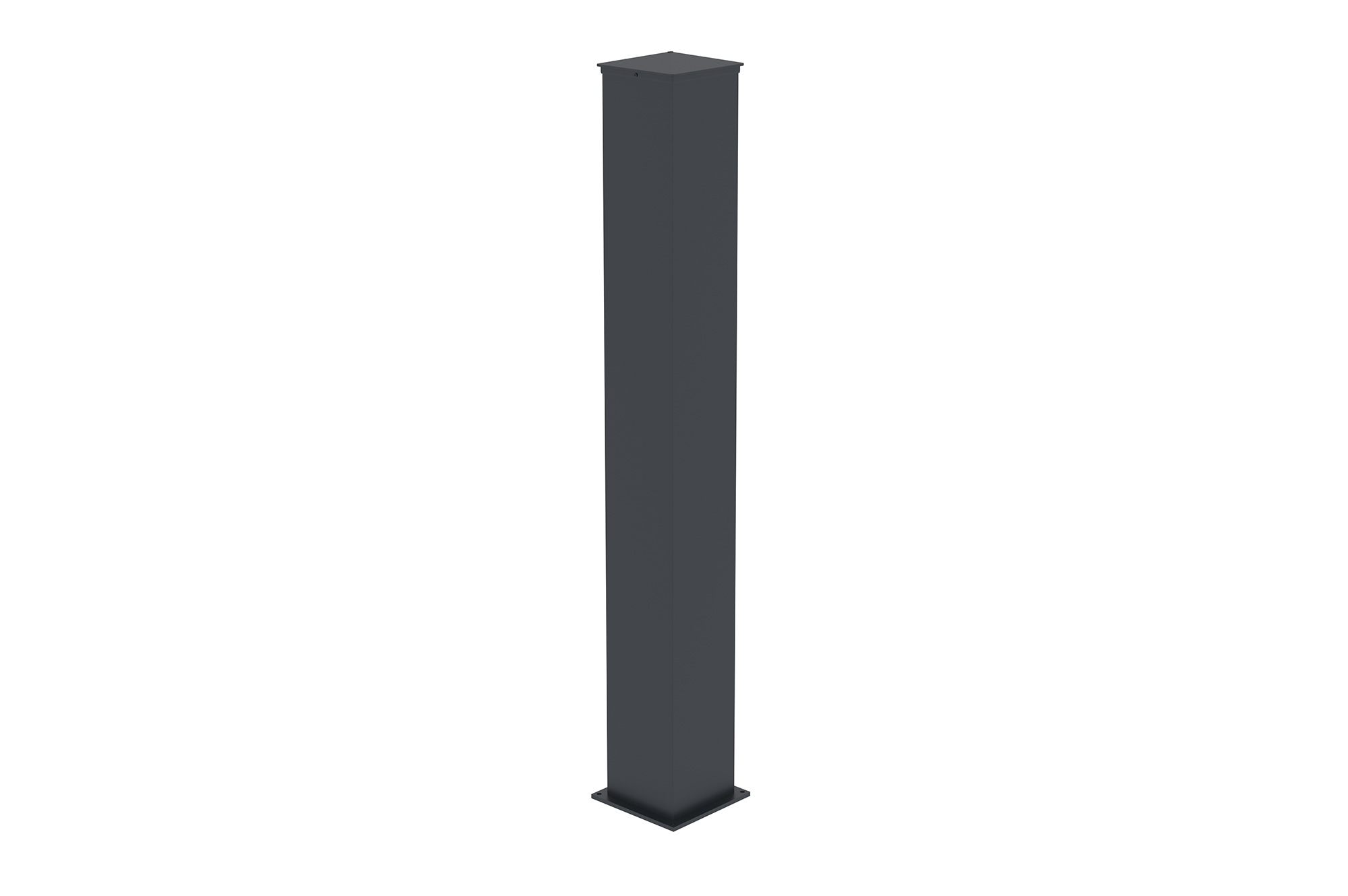 Casanoov Poteau Eifel 20x20 En Aluminium H.166 Cm - Gris Anthracite