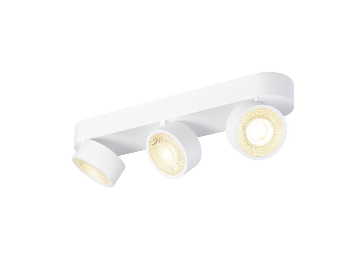 Plafonnier Et Applique Kalu 2.0 Intérieur Triple Blanc 28w 3000k Phase - Slv - 1010275