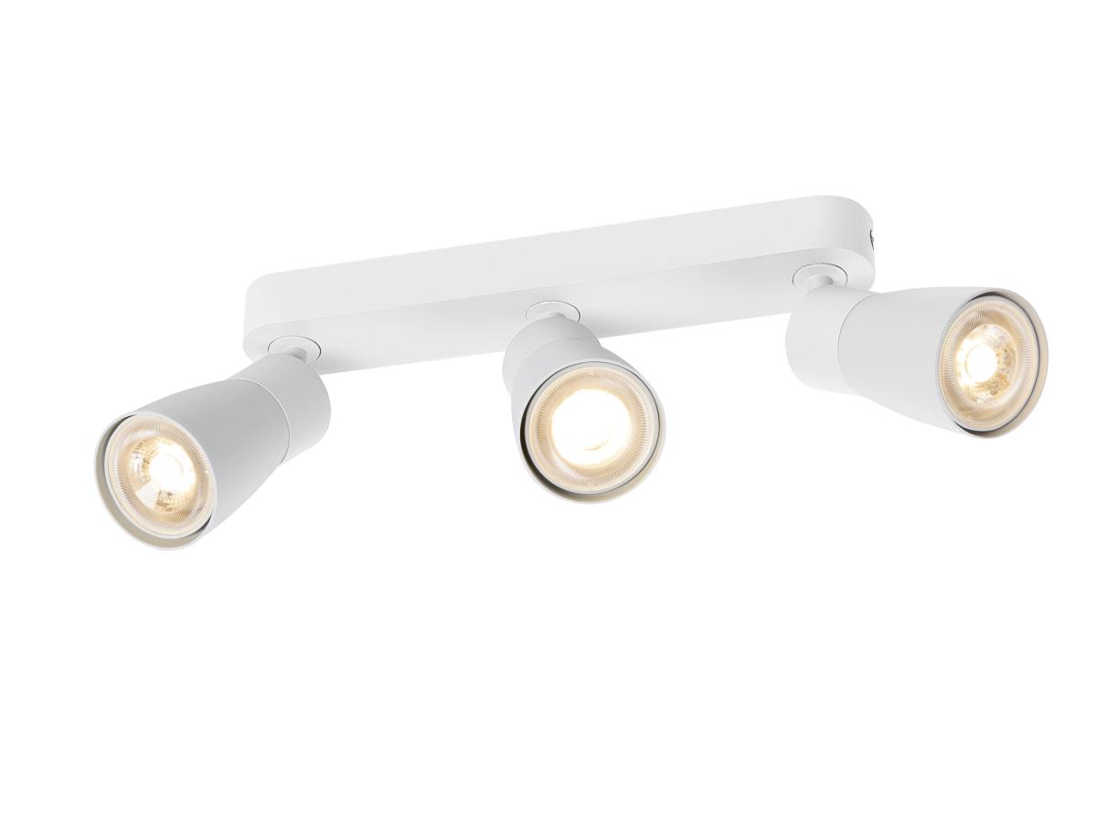 Applique Et Plafonnier Puri 2.0 Dome Long Triple 6w Gu10 Blanc - Slv - 1008330