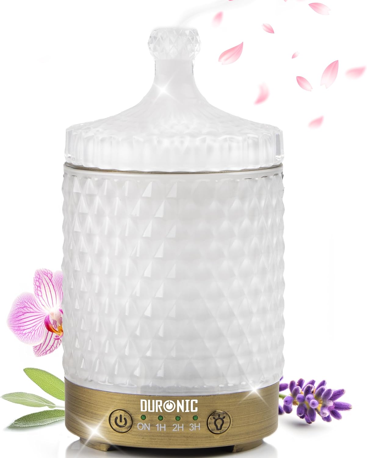 Diffuseur D'arômes Brumisateur D'huiles Essentielles Purificateur D'air Humidificateur Aromathérapie Duronic Ad31