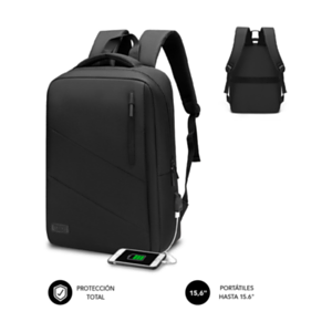 Sac Subblim City 15" Avec Port Usb Noir