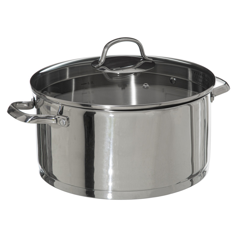 Faitout Acier Inoxydable "résilience" Cuisson Saine
