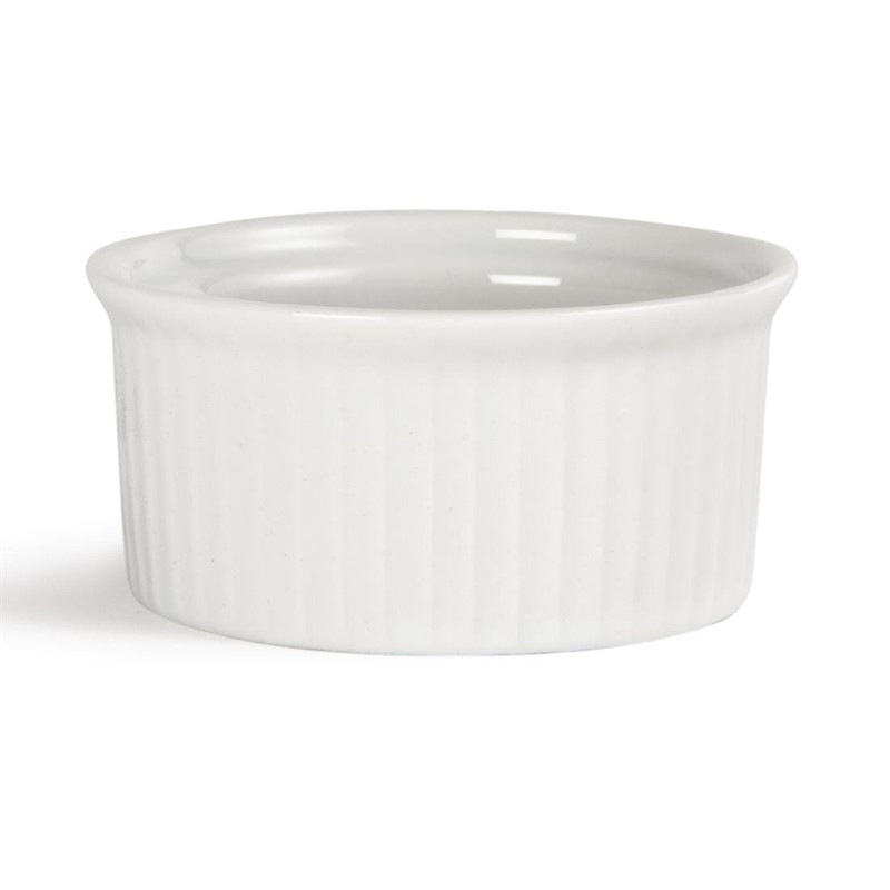 Ramequins Blancs 70mm Lot De 12 Olympia