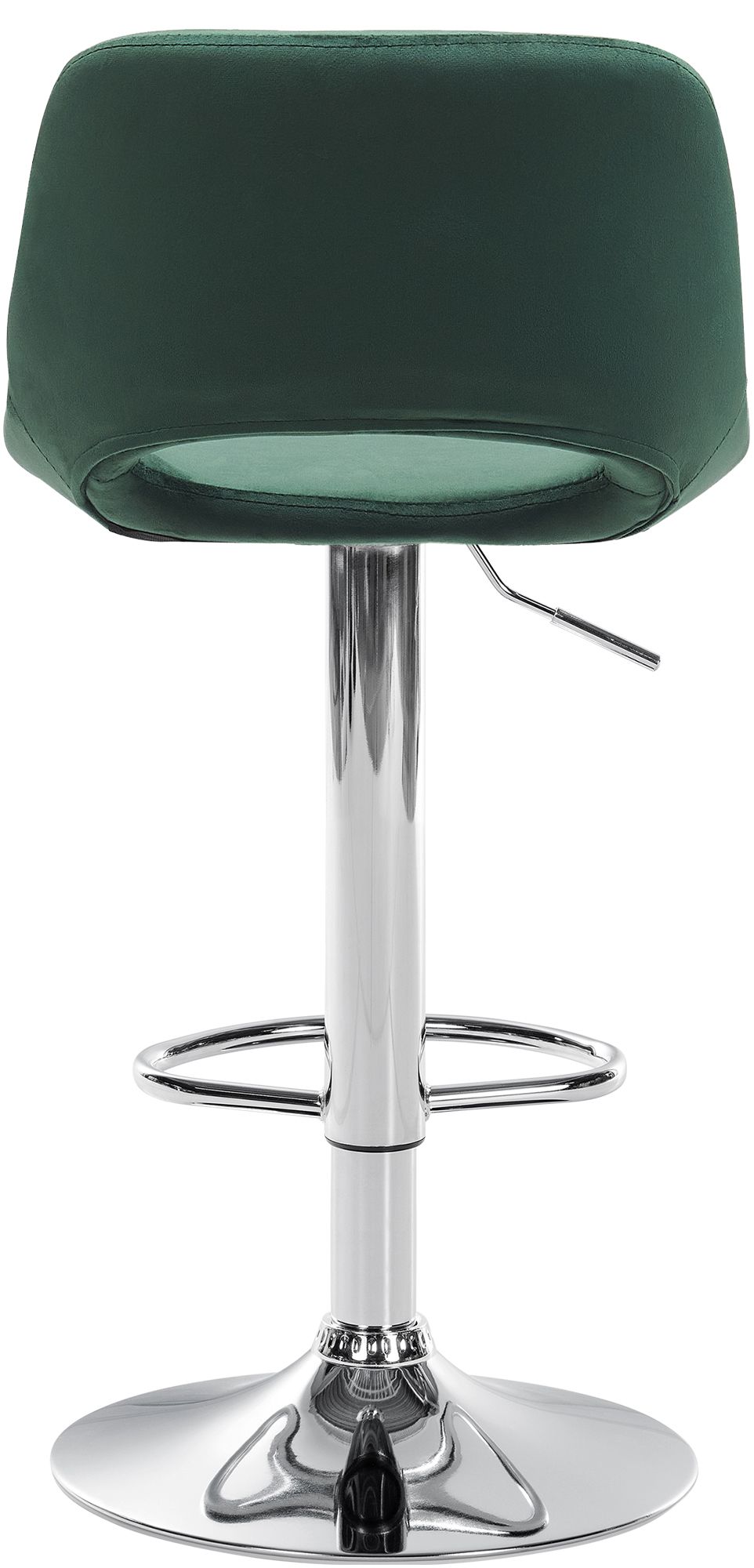 Tabouret De Bar Camden Velours Chrome Vert