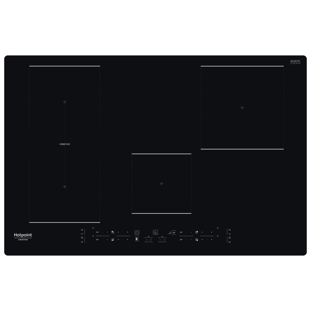 Hotpoint Hb 0577b Ne Noir Intégré 77 Cm Plaque Avec Zone À Induction 4 Zone(s)