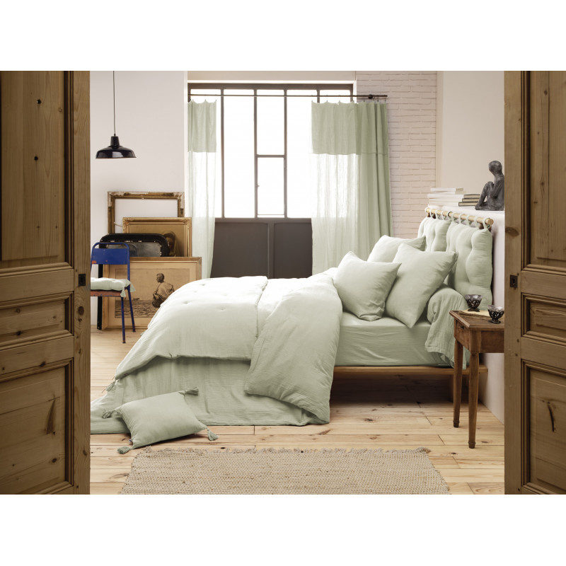 Pack Housse De Couette "gaïa" Toutes Dimensions "gaze De Coton" L'effet Papillon