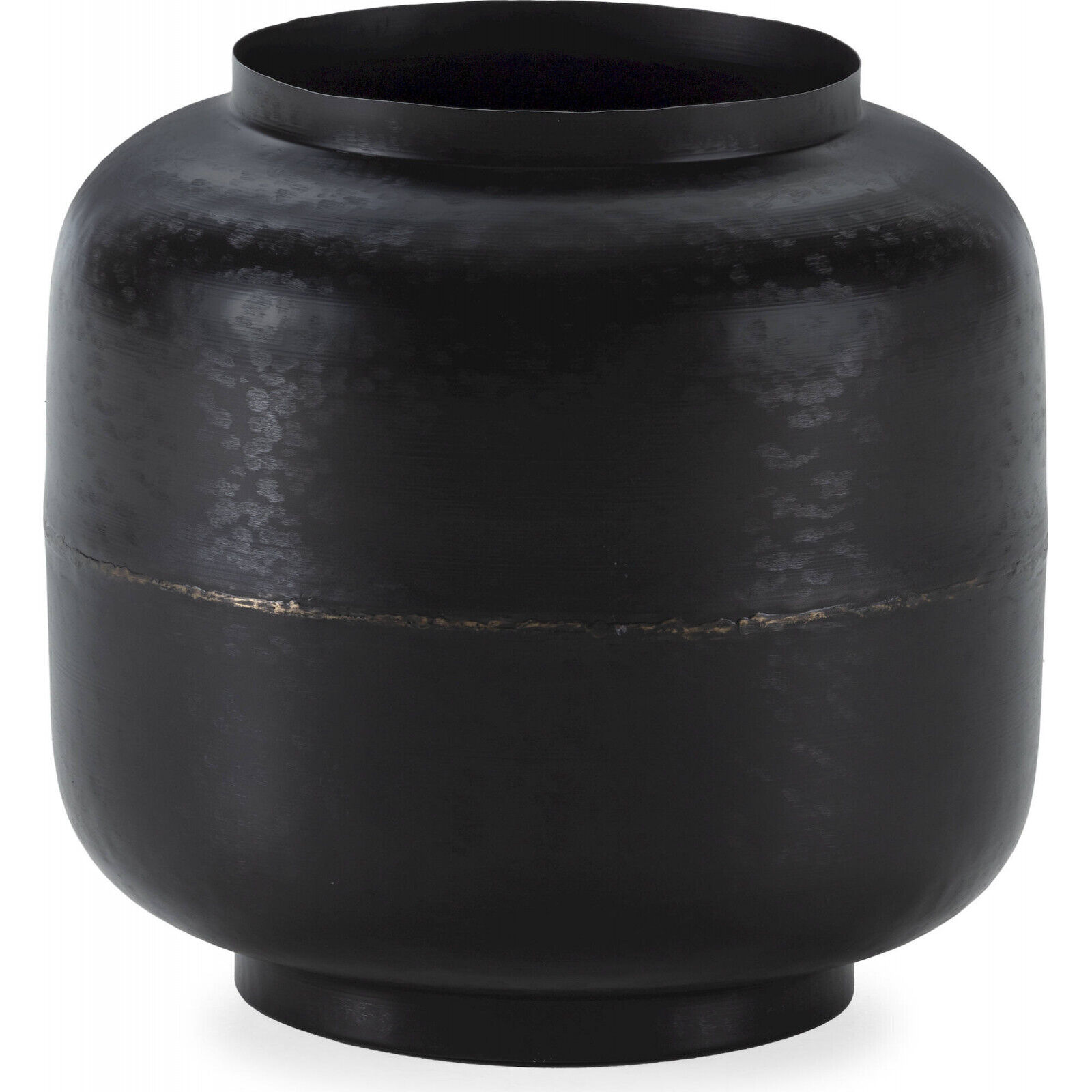 Vase Élégance Antique En Métal Doré - Bronze Vieilli Avec Nuances Noires