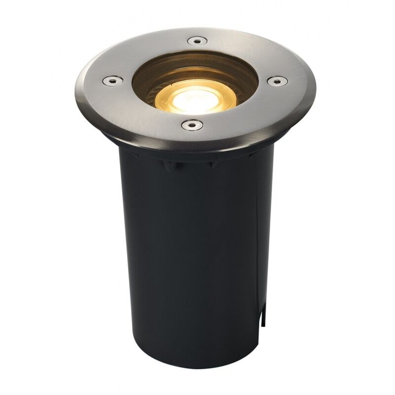 Spot Encastré Extérieur De Sol Rond Solasto Inox 304 Gu10 Ip67