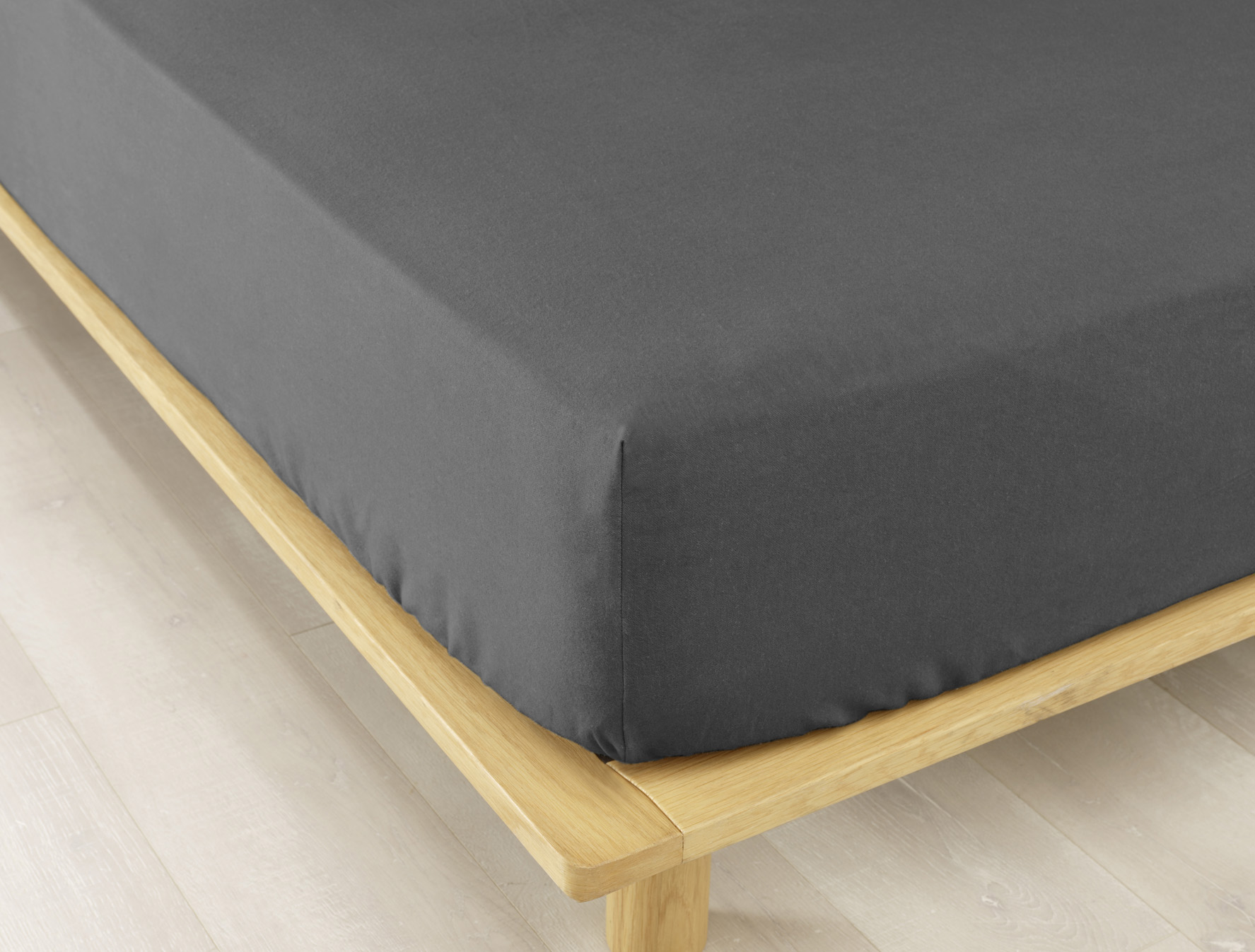 Drap Housse 180x200 +30 Cm Flanelle De Coton Orage