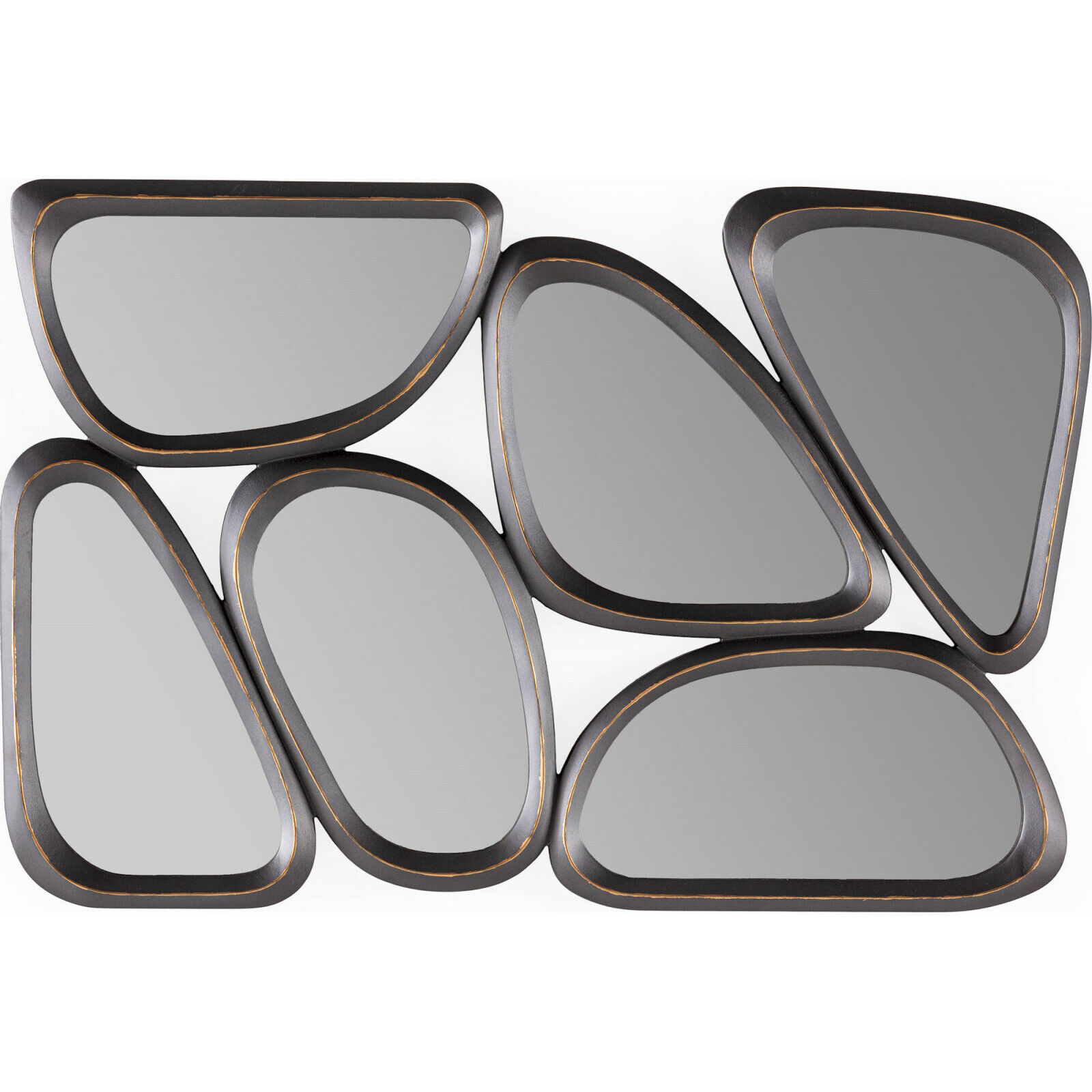Miroir Design Gris Élégance Intemporelle - Gris Anthracite Moderne Et Chic