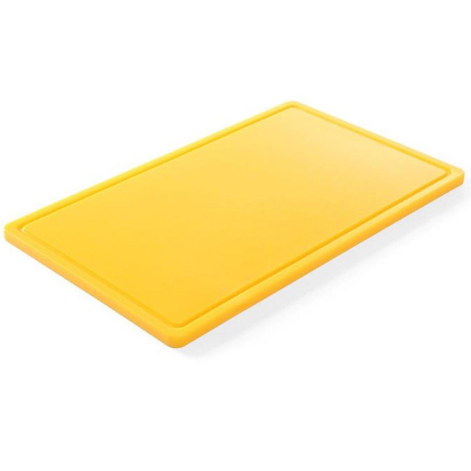 Planche À Découper Haccp Pour Volaille Gn 1/1 Jaune - Hendi 826058