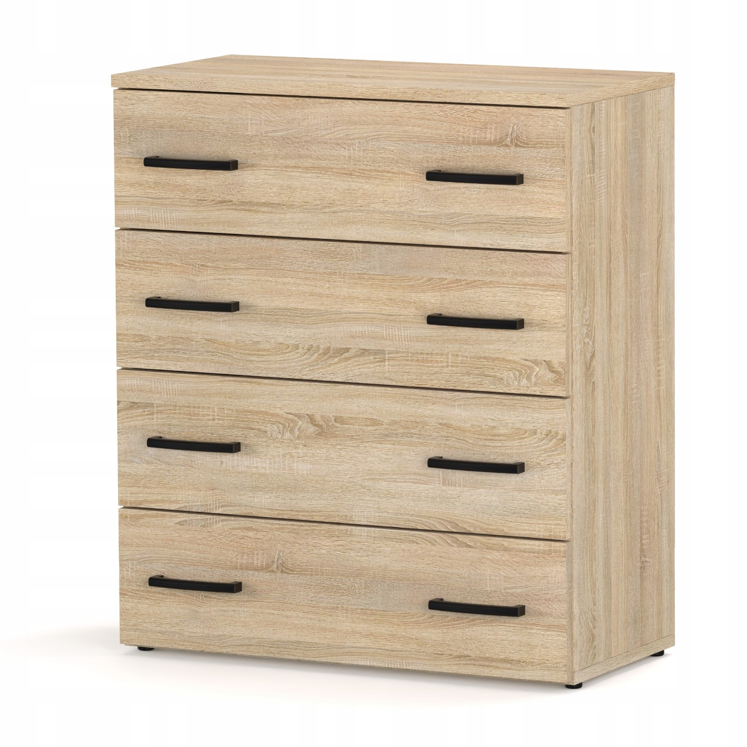 Armoire À Chaussures En Chêne Sonoma 71x82,9x35 Cm - Meuble De Rangement Avec 4 Étagères