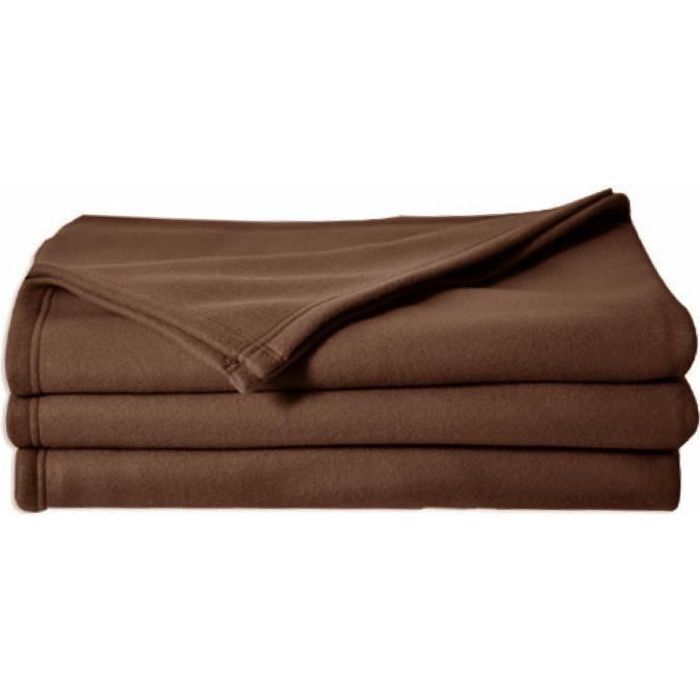 Poleco Couverture Polaire Chocolat 220