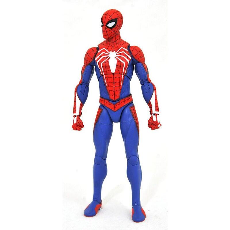 Figurine D'action Spider-man Rediffusion Du Gameverse Marvel Select De 18 Cm