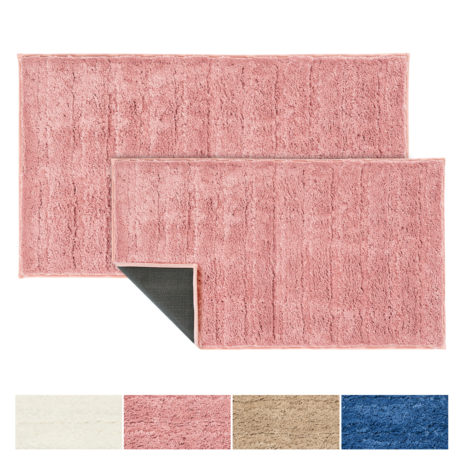 Tapis De Bain Shine Rose 50 X 80 Cm