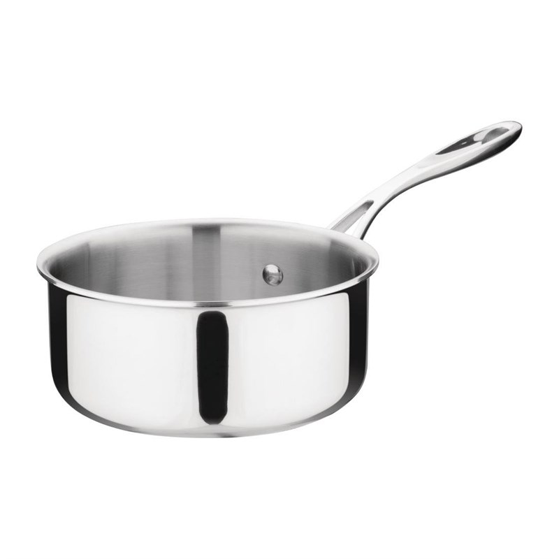 Casserole Professionnelle 1.5 L Diamètre 16 Cm Triple Épaisseur Vogue