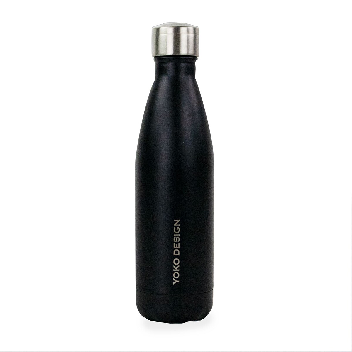 Bouteille Isotherme Yoko Design 500 Ml Noir Mat Acier Inoxydable