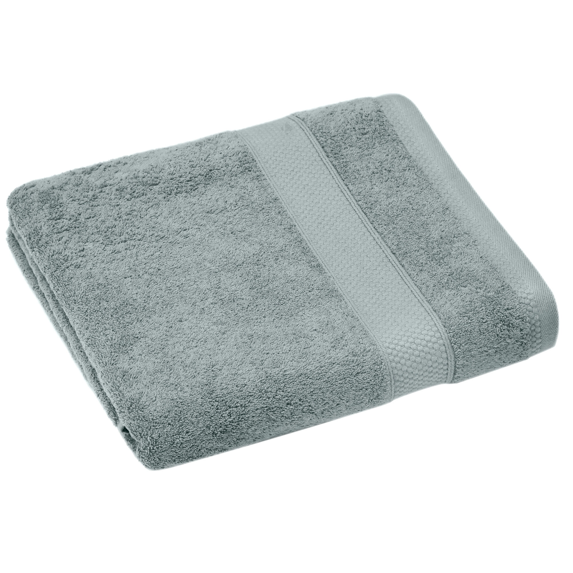 Drap De Douche Coton 550g/m2 70x130 Cm Naïa Vert Lichen