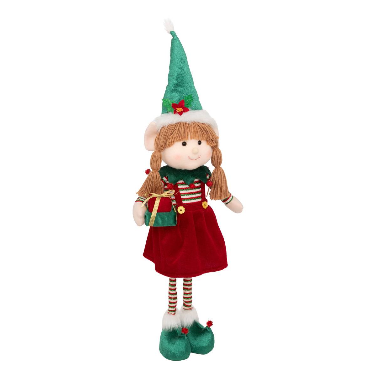 Lutin De Noël Filou Télescopique H. 95 Cm - Feeric Lights & Christmas