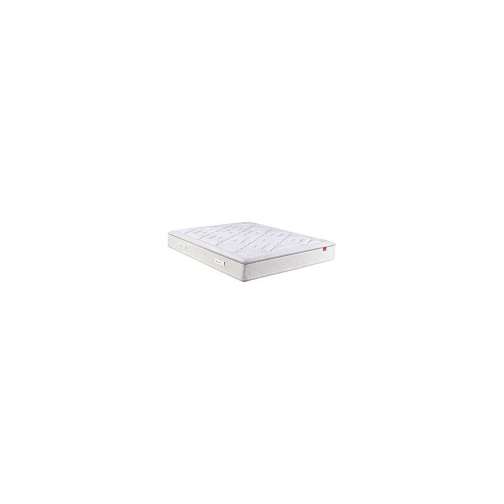 Matelas Epeda Chapeline 90x200 Ressorts Ensachés Confort Moelleux Hiver Été Caissette Renforcée