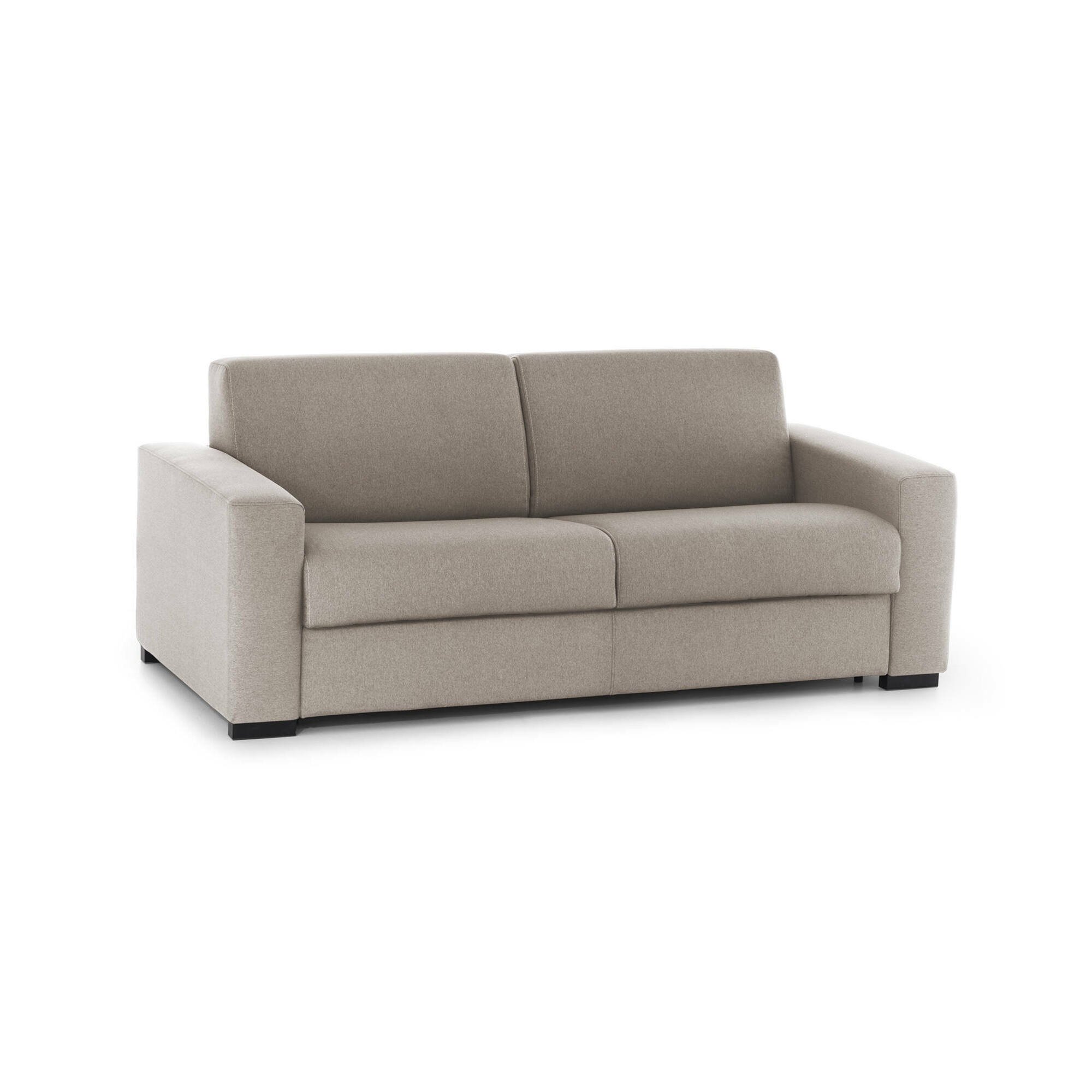 Canapé Lit,en Tissu,gris Tourterelle,160x95h90 Cm