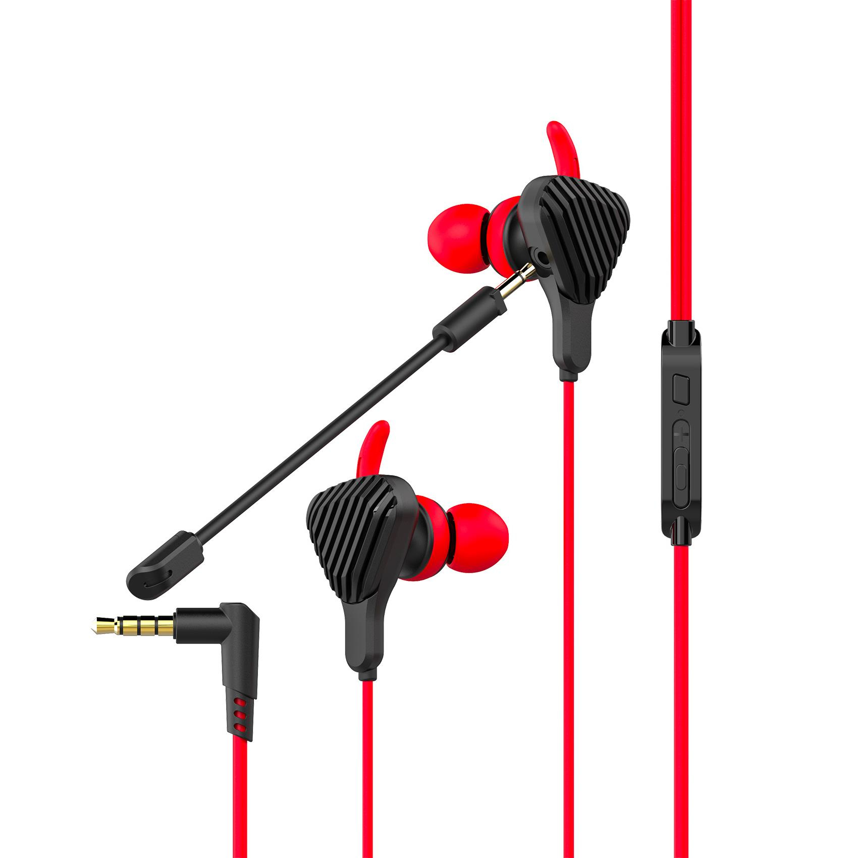 Celly Cyberwired Casque Avec Fil Ecouteurs Gaming Noir, Rouge