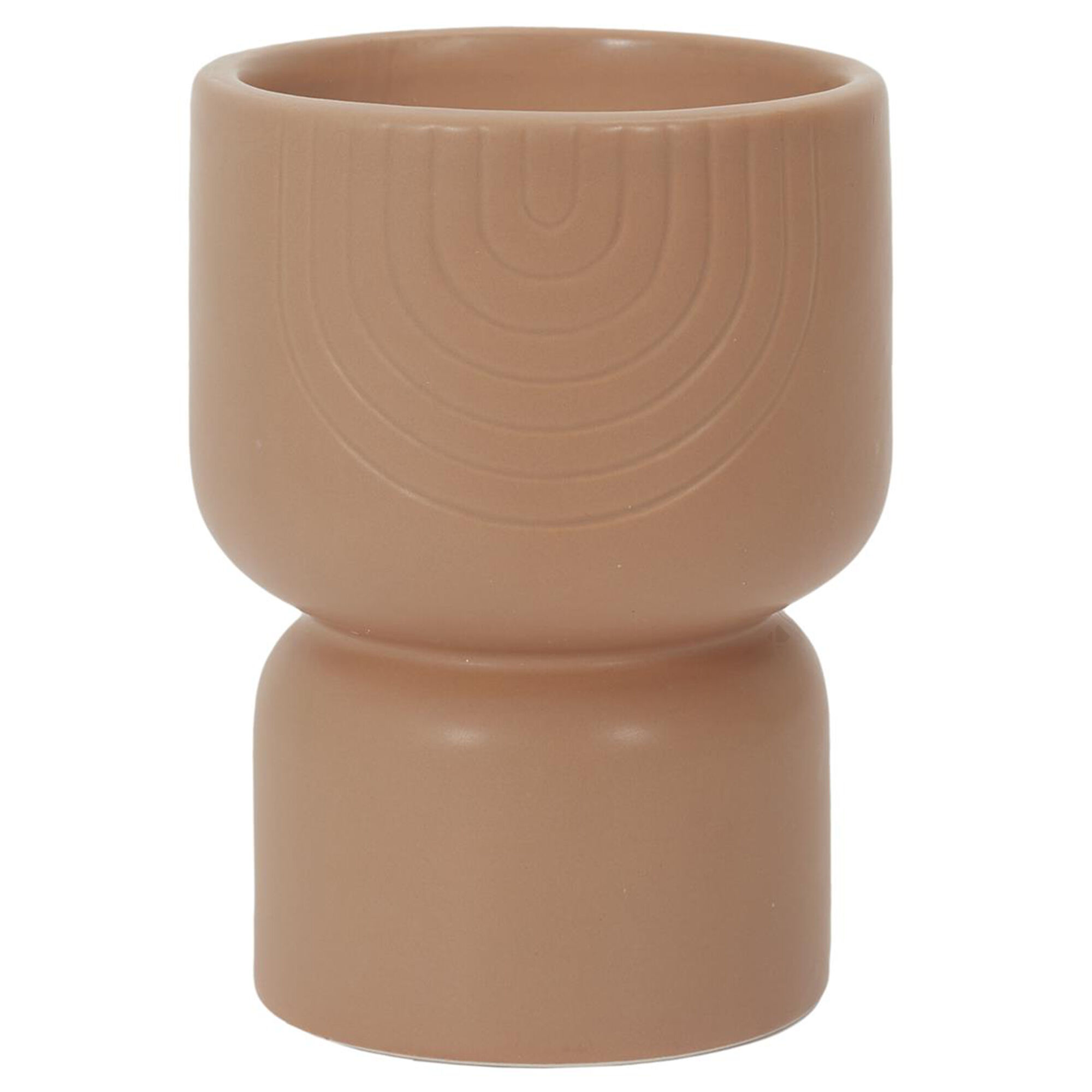 Bougie Parfumée Pot En Céramique Sahana Beige Figue