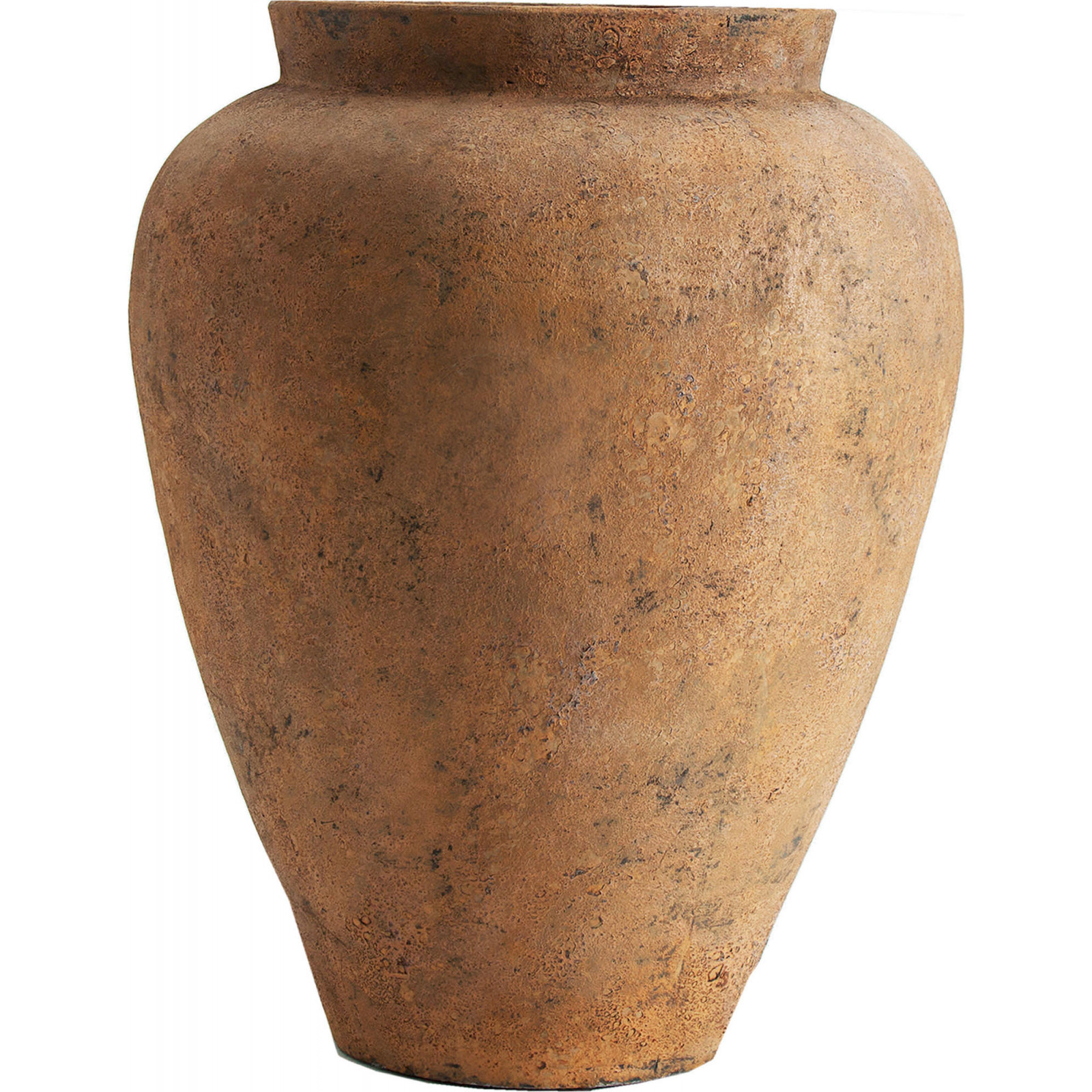 Élégante Amphore Eride Style Contemporain - Cuivre Antique Patiné