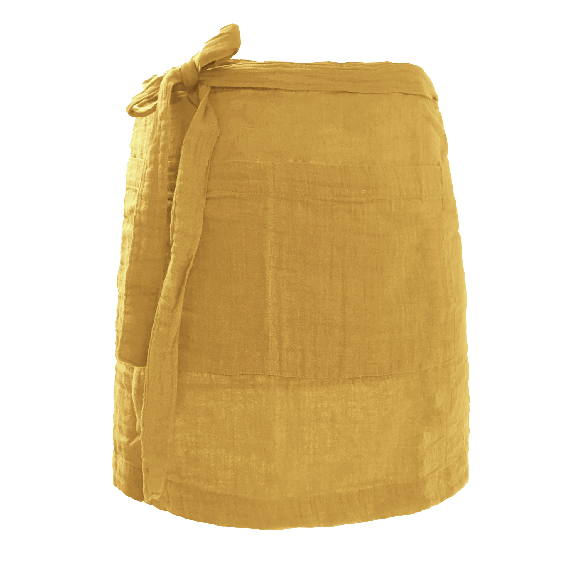 Tablier 45x80 Cm Gaze De Coton Safran