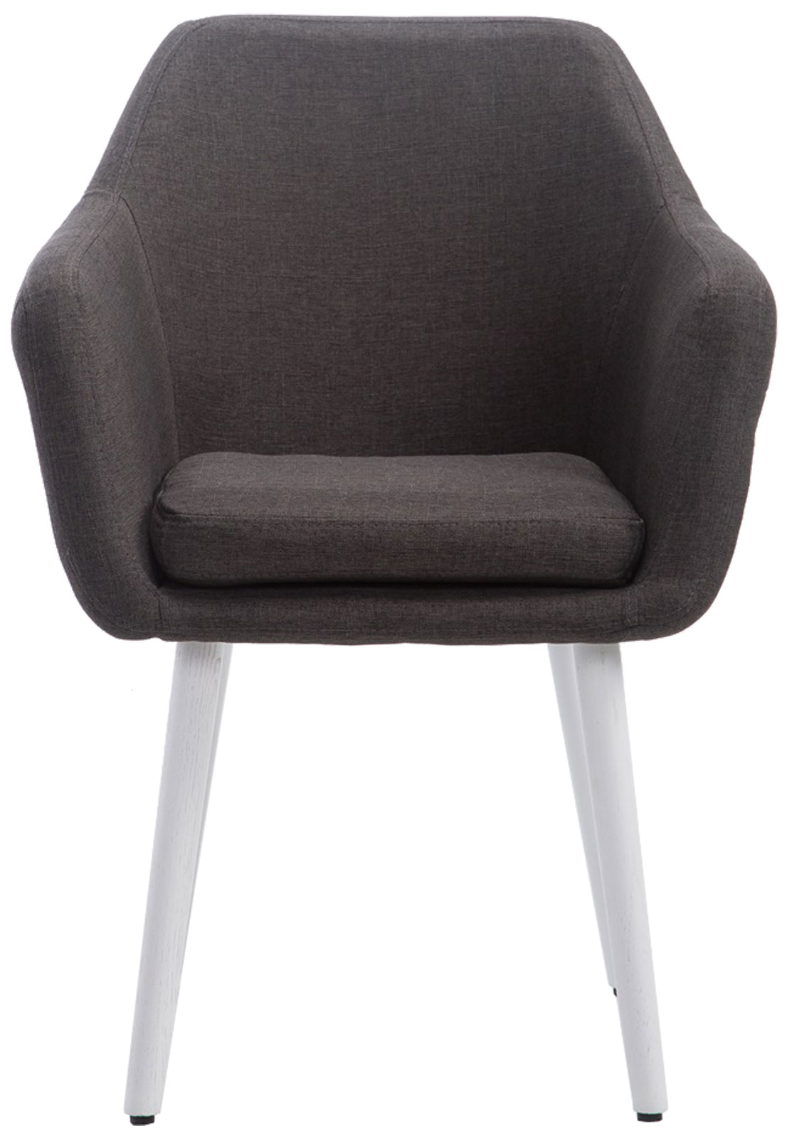 Chaise Kuba En Tissu Gris Foncé