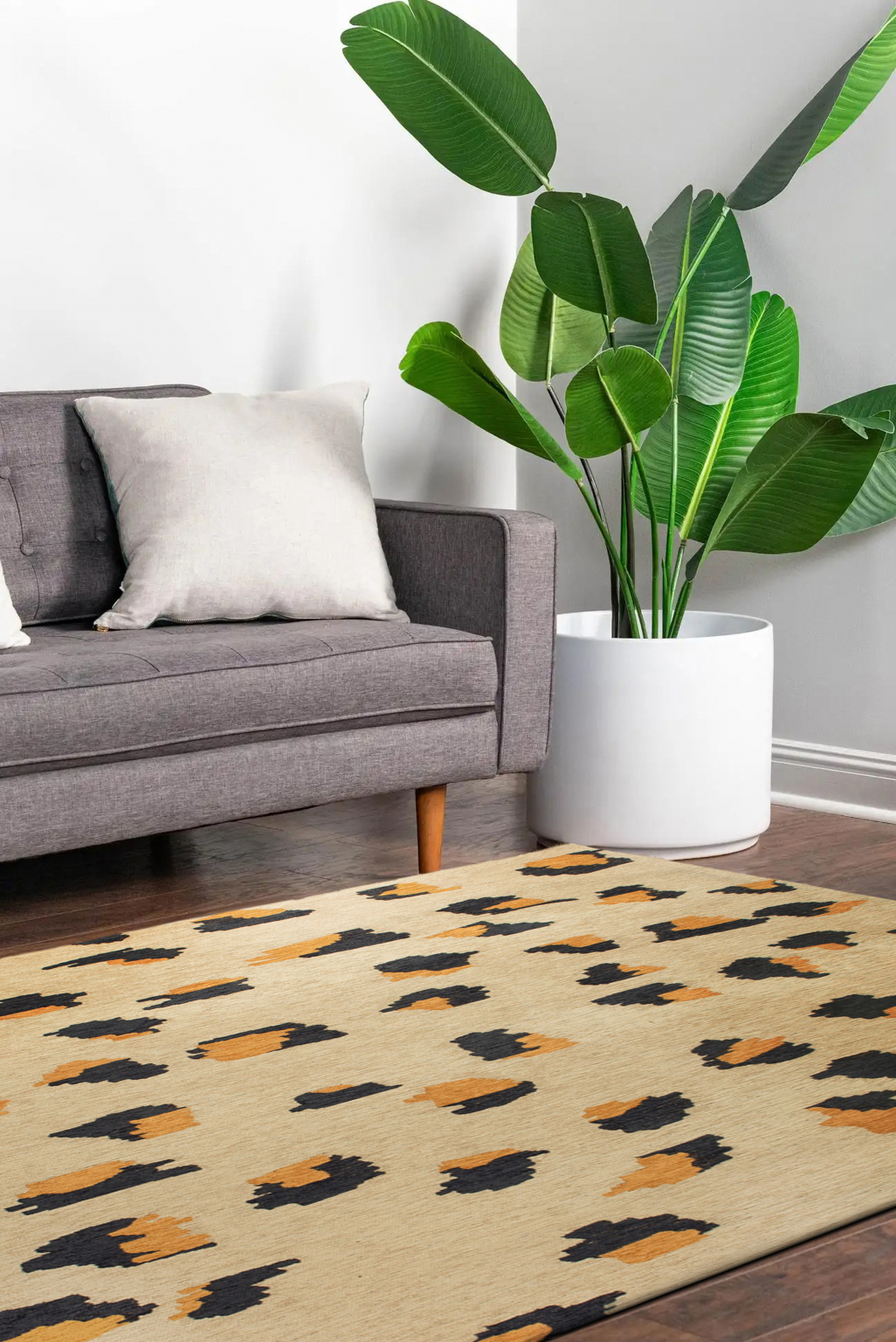 Tapis - Collection Leo Beneffito - Natural Skin - Tapis À Motifs, Finition Artisanale, Tissage En Belgique - Tapis
