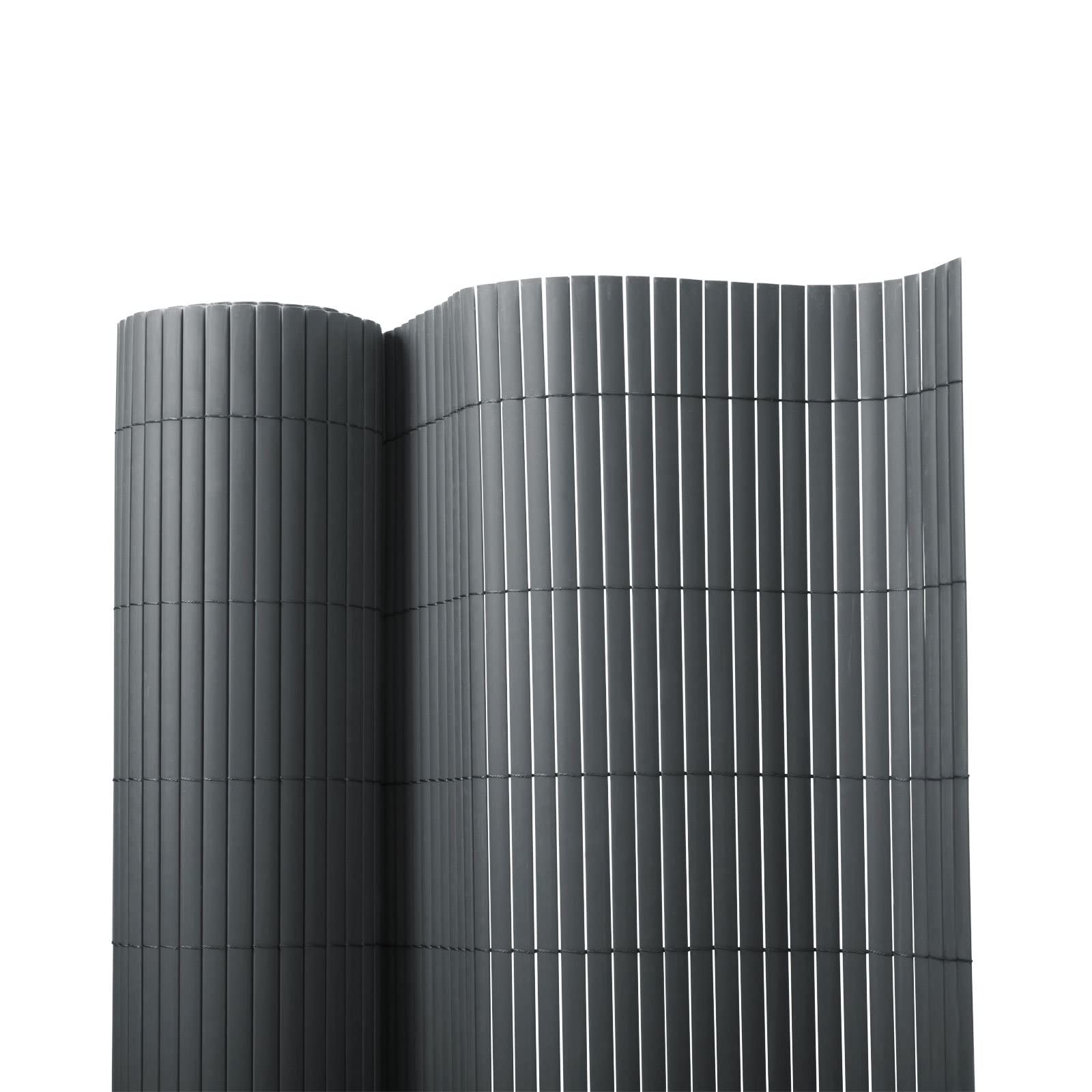 Canisse Pvc Brise Vue, 180 X 300 Cm - Gris