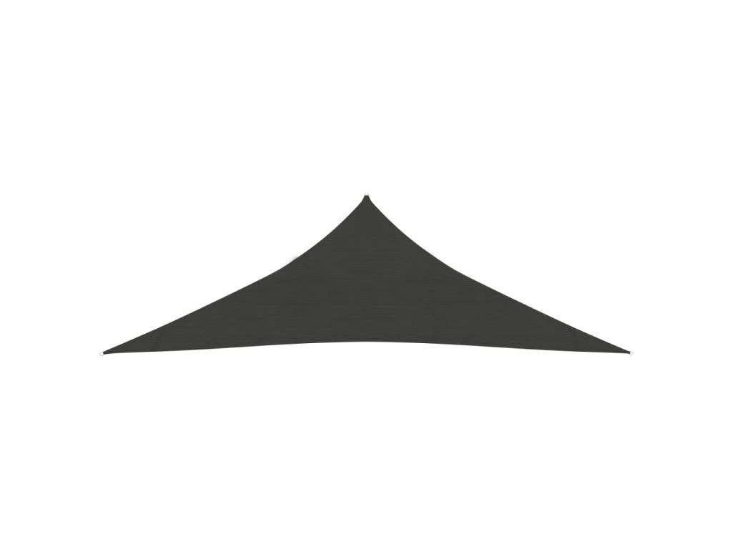 Voile Toile D'ombrage Parasol 160 G/m² Anthracite 3,5 X 3,5 X 4,9 M Pehd 02_0008914