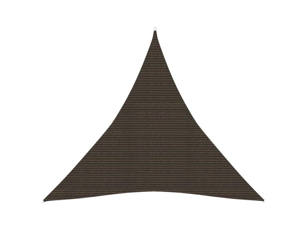 Voile Toile D'ombrage Parasol 160 G/m² 4 X 4 X 4 M Pehd Marron 02_0009165