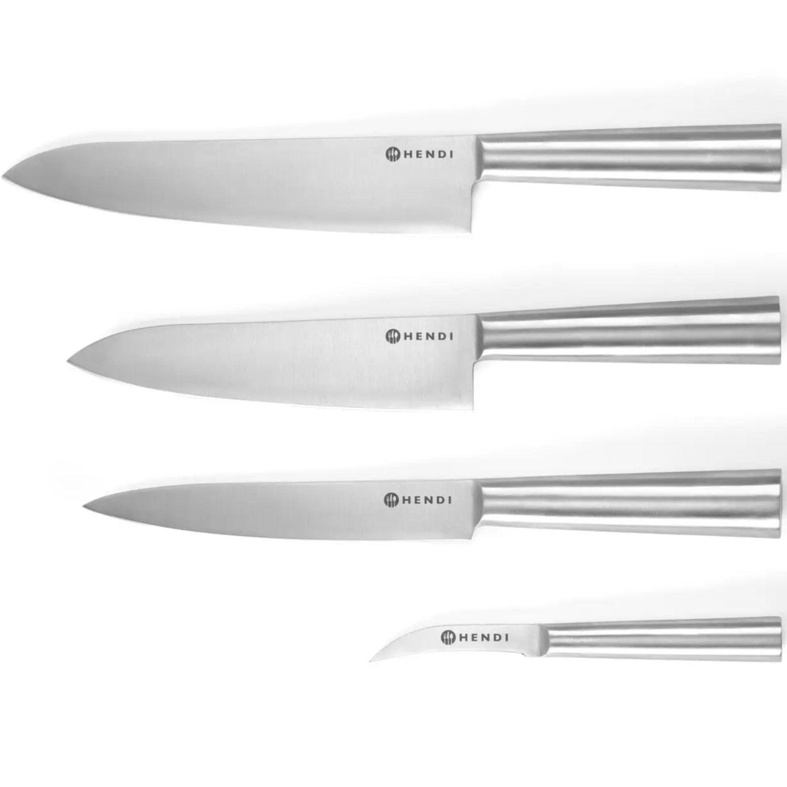 Ensemble De 4 Couteaux De Cuisine En Acier - Hendi 781029