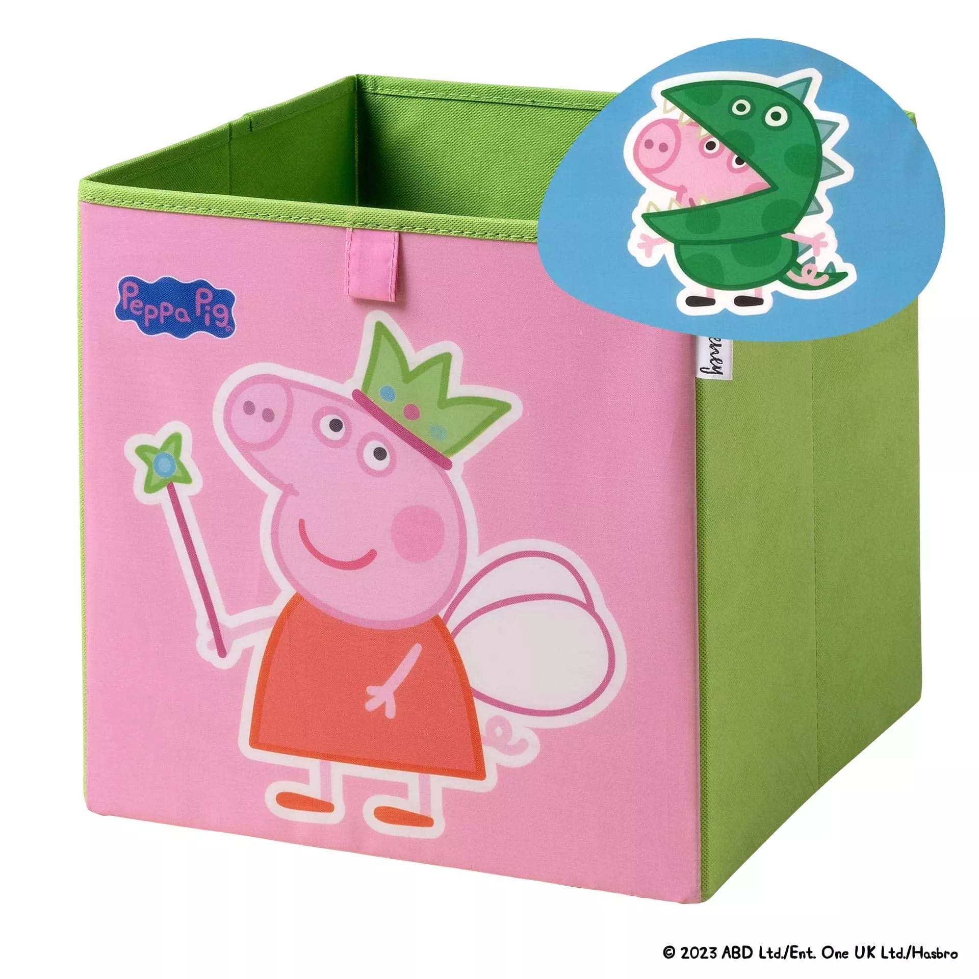 Boîte De Rangement Peppa Fée 2 Faces Compatible Kallax Peppa Pig