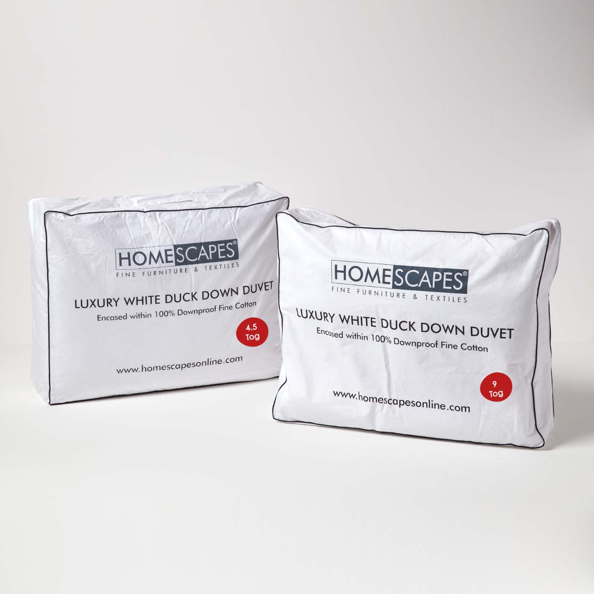 Couette 4 Saisons Premium 135x200cm - 60% Duvet De Canard - Homescapes