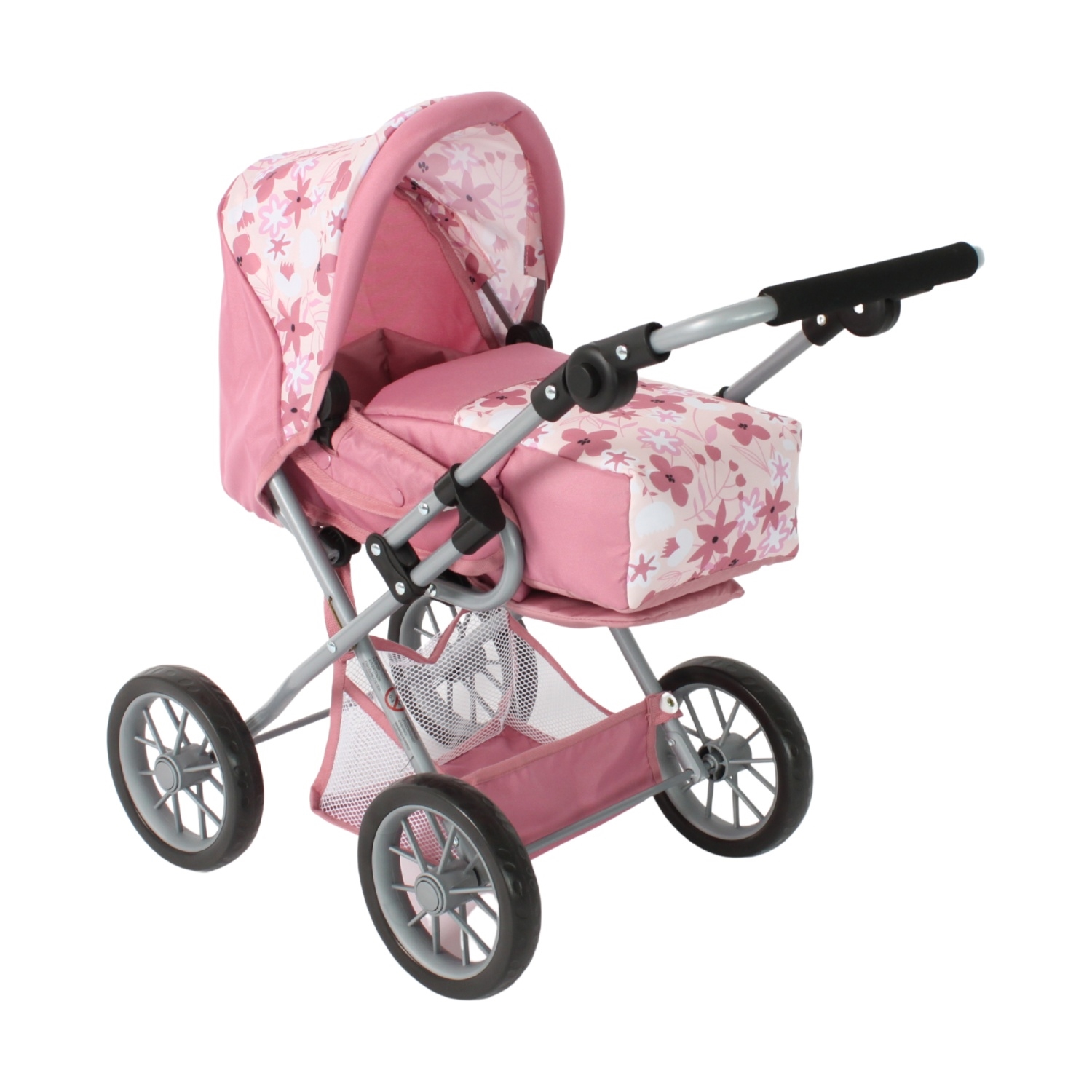 Poussette Pour Poupée Combinée Leni Rose