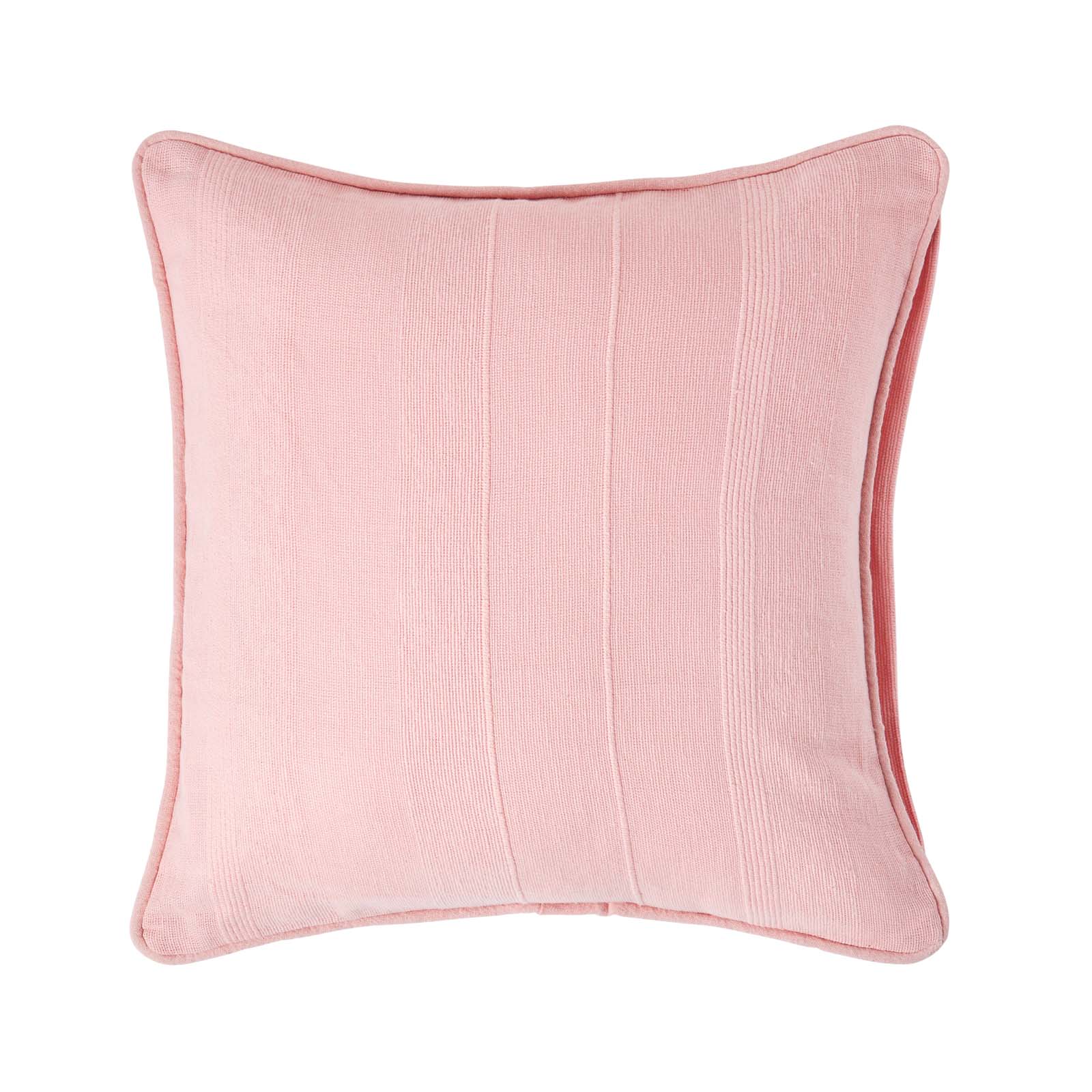 Housse De Coussin Rose En Coton Rajput Rose 45x45cm - Homescapes