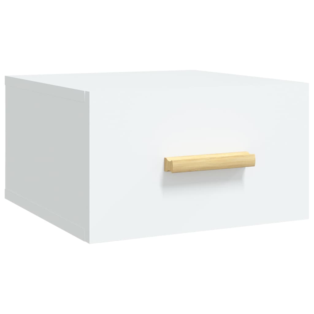 Table De Chevet Murale Avec Tiroir 35 X 35 X 20 Cm Bois D'ingénierie Dec034222